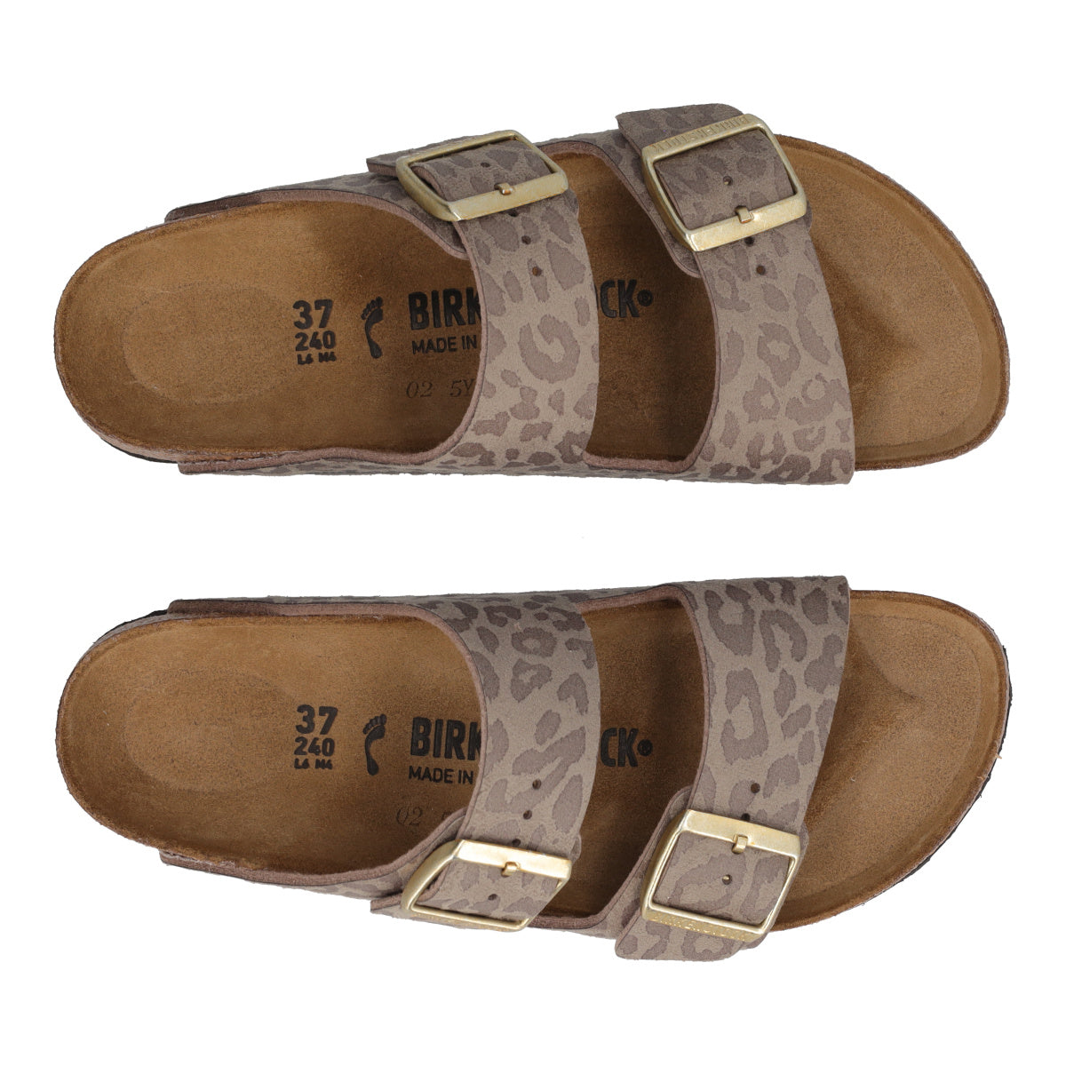 ARIZONA Ciabatte Donna Grigie Leopardate