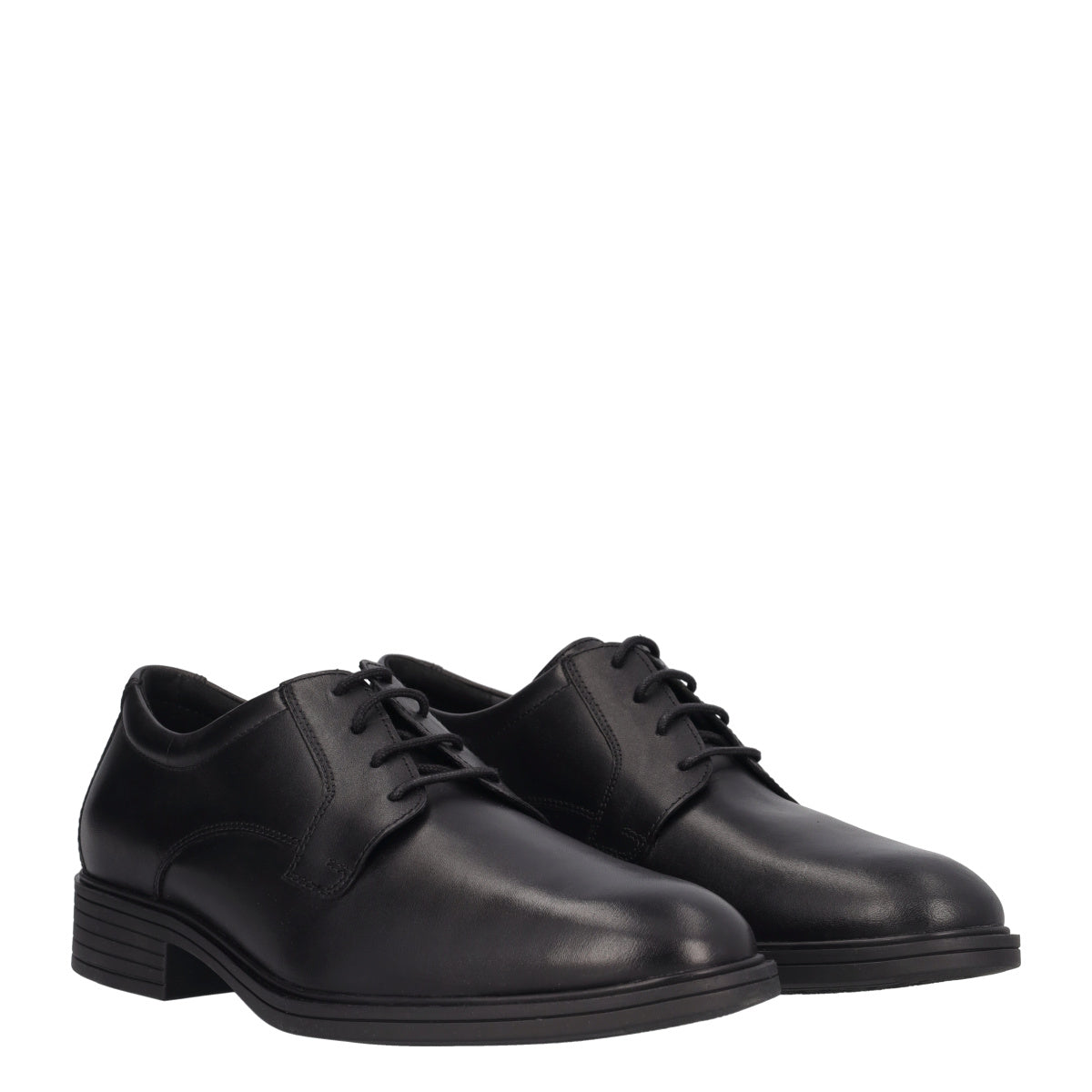 THORIAN carpa derby uomo in pelle nera