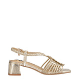 Sandali con Tacco Donna Oro