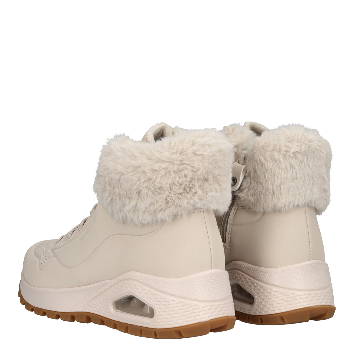 UNO RUGGED FALL AIR Polacchi Donna Off White