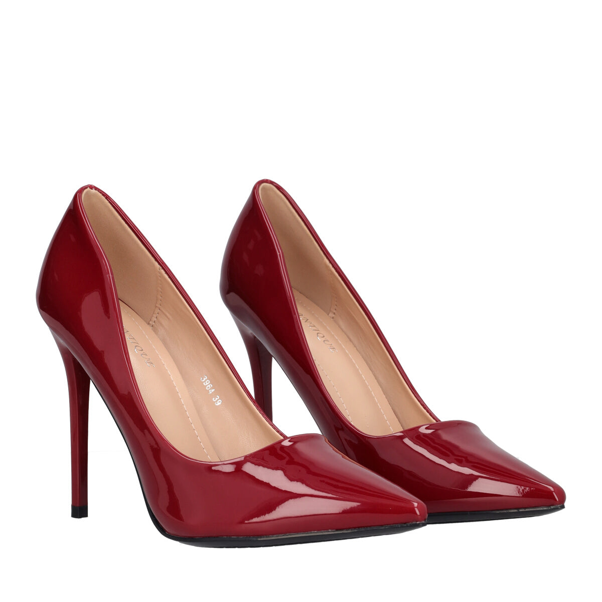 Décolleté Donna Rosse Lucide Tacco a Spillo 11 cm
