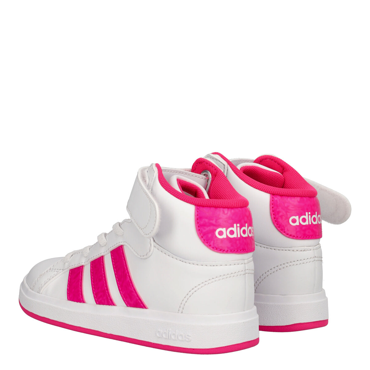 GRAND COURT MID Sneakers Bianche e Fucsia