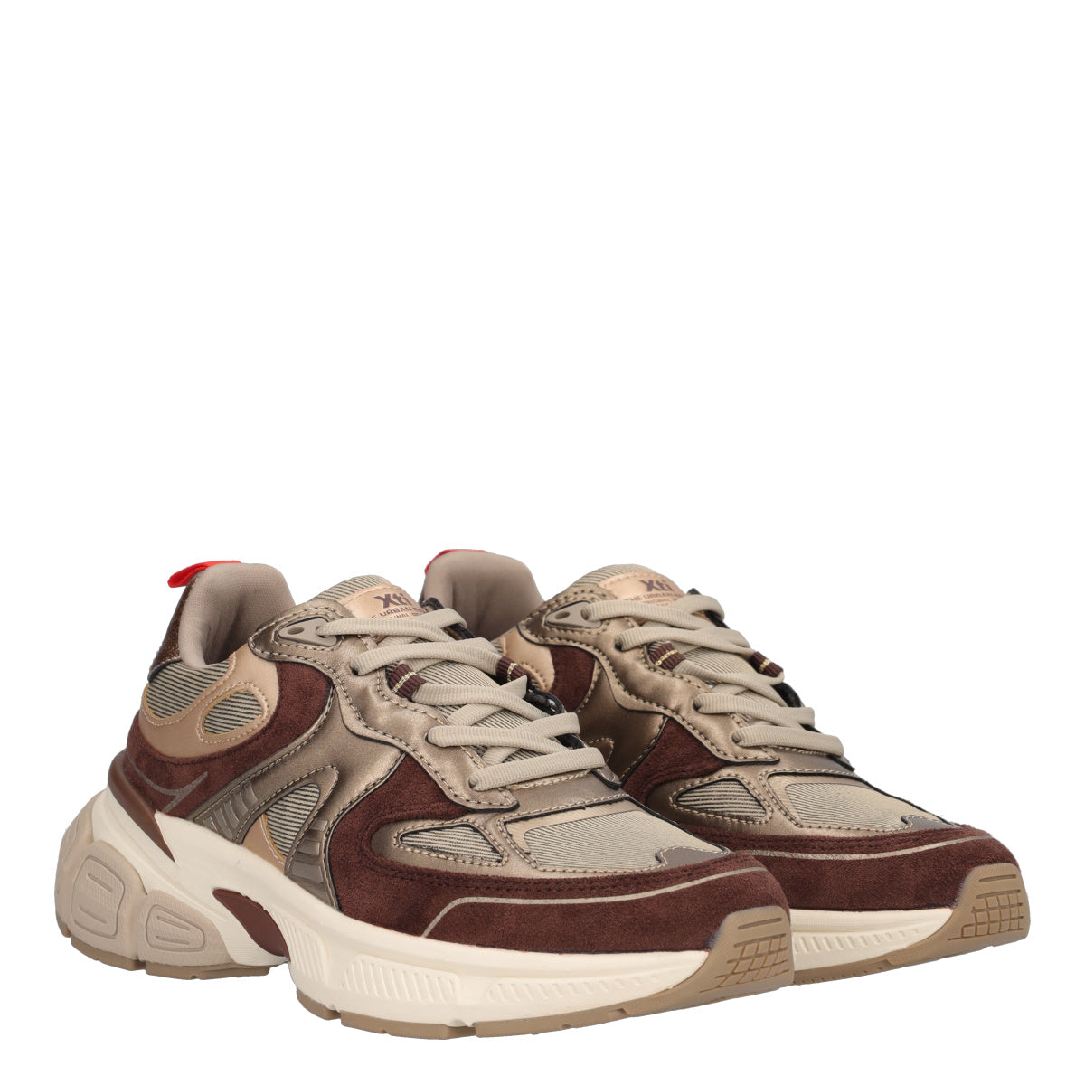 Sneakers Donna Marrone e Beige
