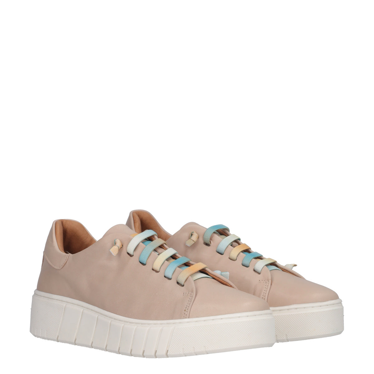 Sneakers Donna Cipria in Pelle