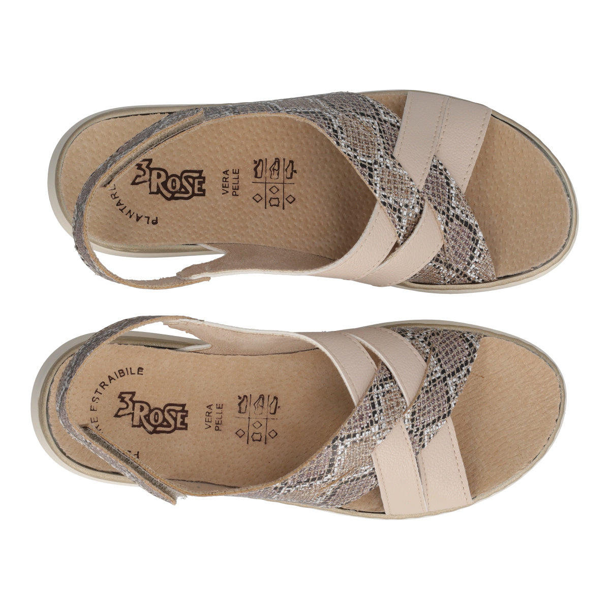 Sandalo Comfort Donna Panna