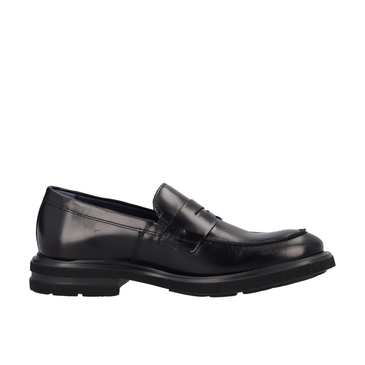 BELGAS Mocassini Uomo Neri