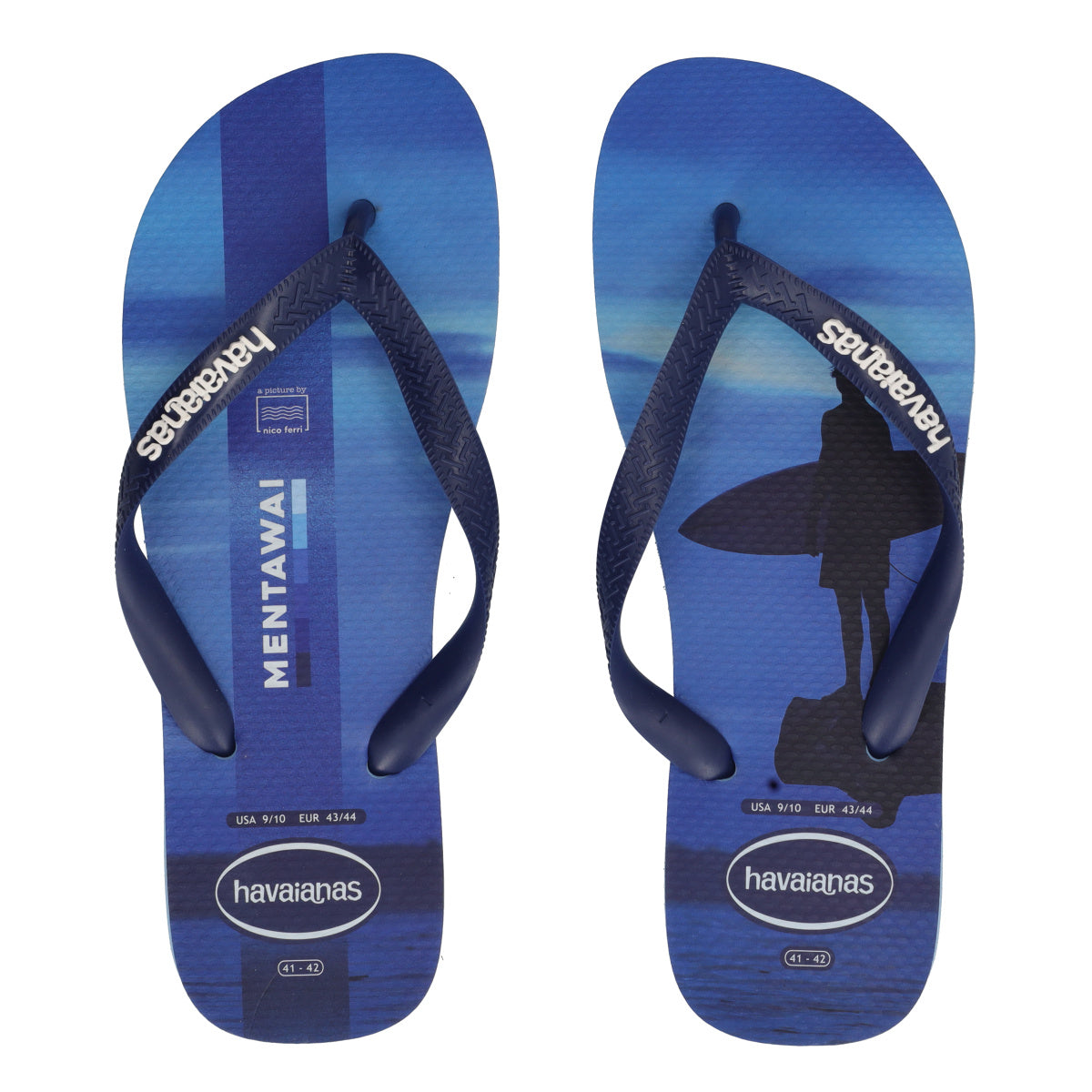 TOP SURFER I Infradito Uomo Blu