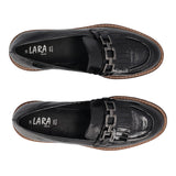 SIMPLY Mocassini Donna Neri in Pelle