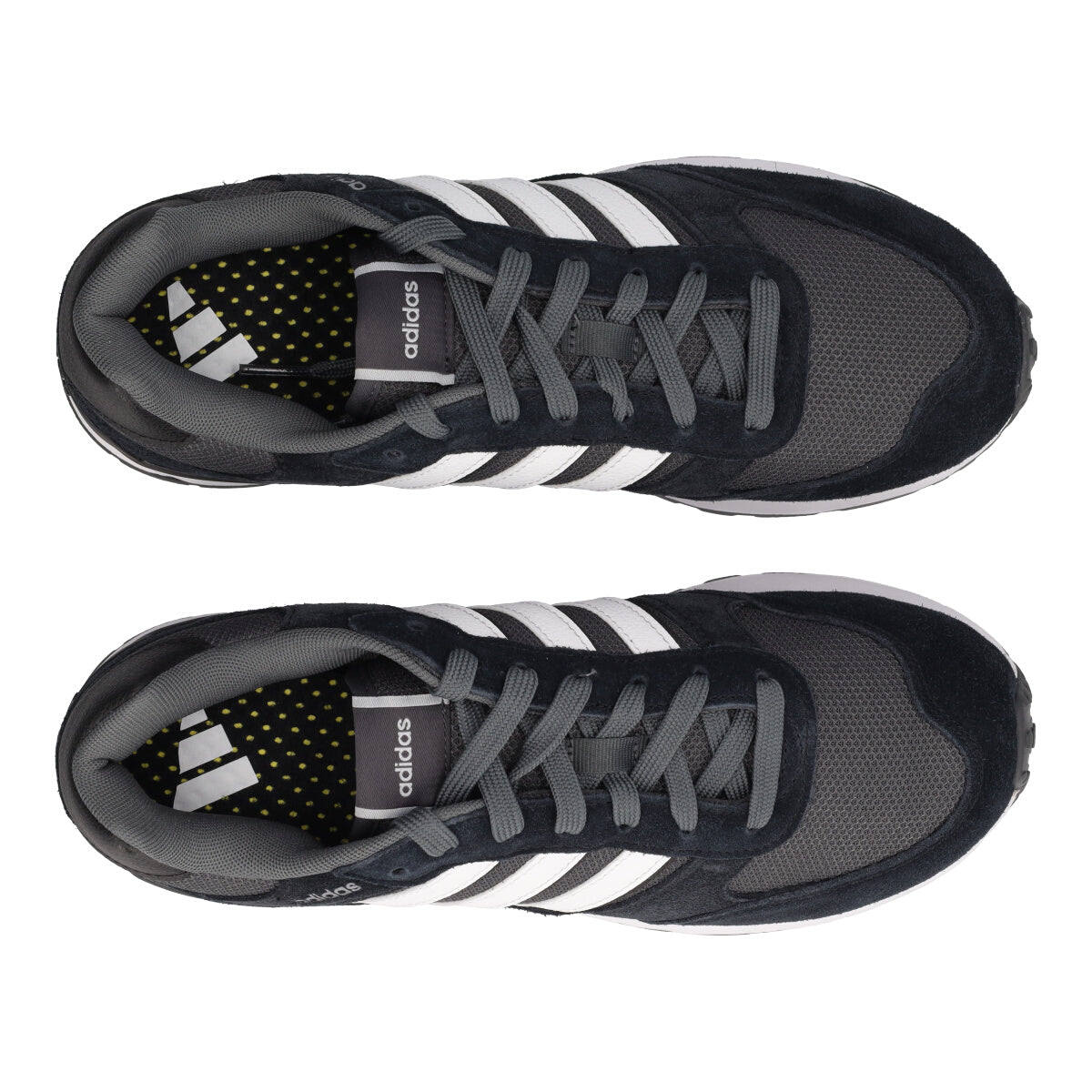 RUN 80S Sneakers Uomo Grigie in Pelle