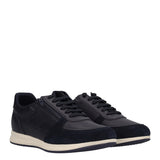 AVERY Sneaker uomo con zip e inserti scamosciati