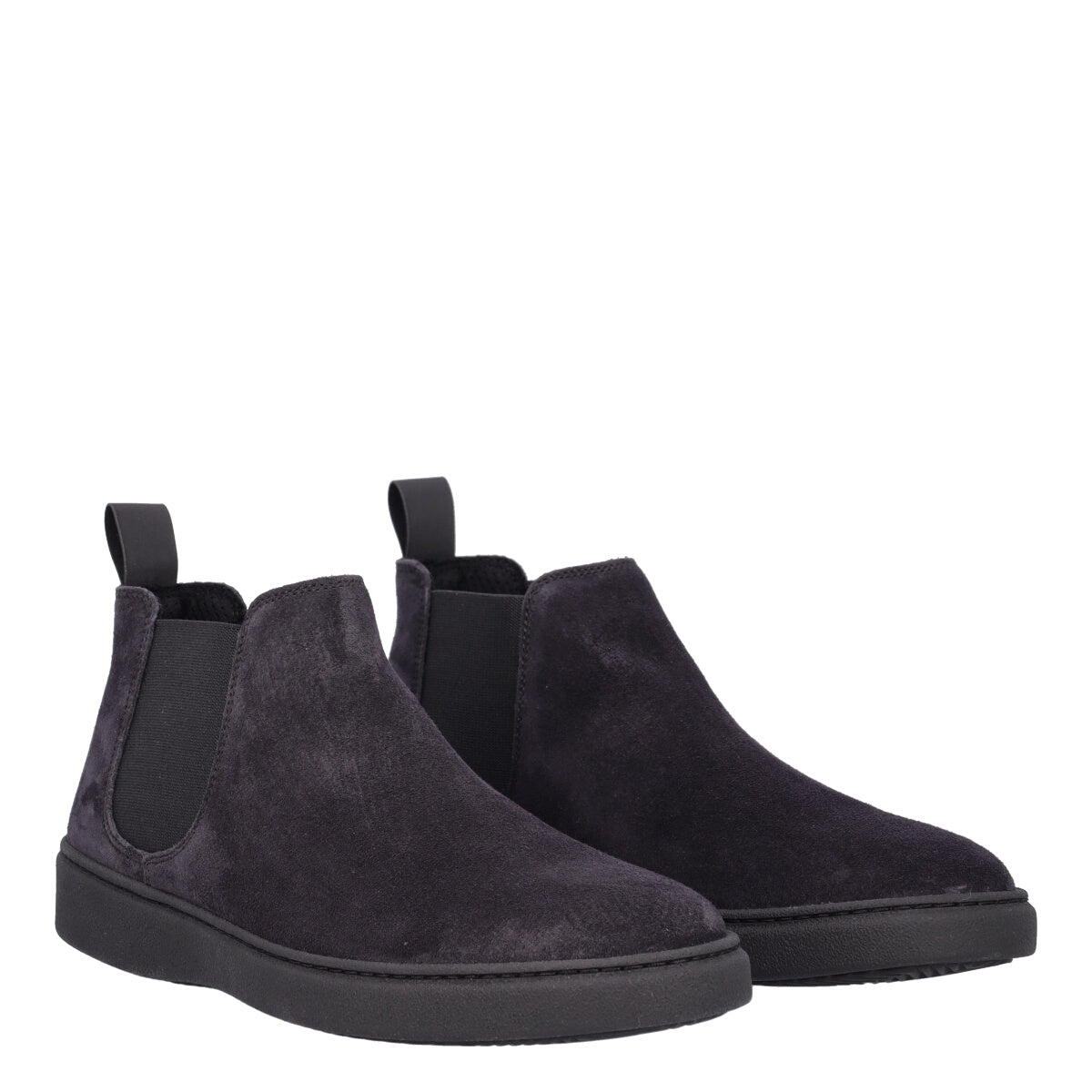 WAXY Stivaletti Uomo Blu in Pelle Scamosciata