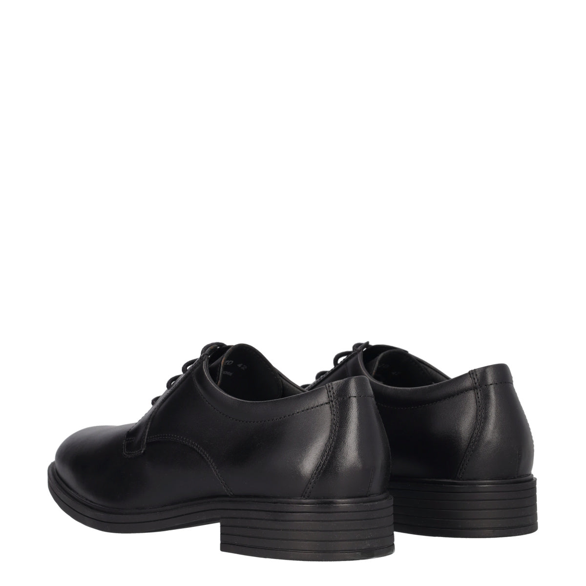 THORIAN carpa derby uomo in pelle nera