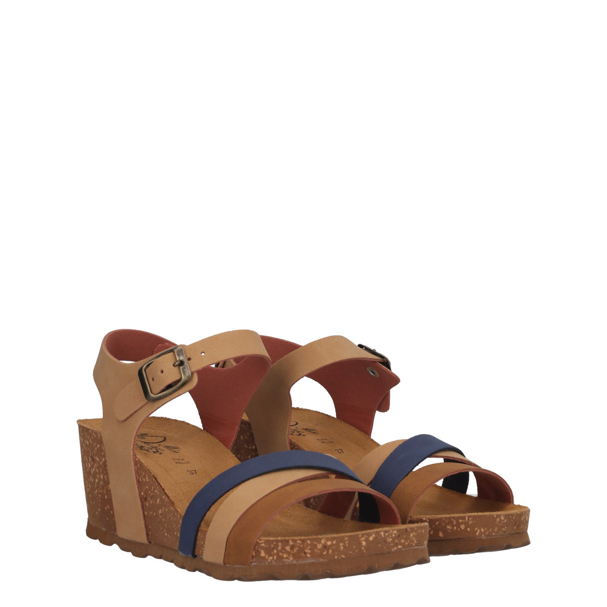 Sandali Donna Beige e Blu