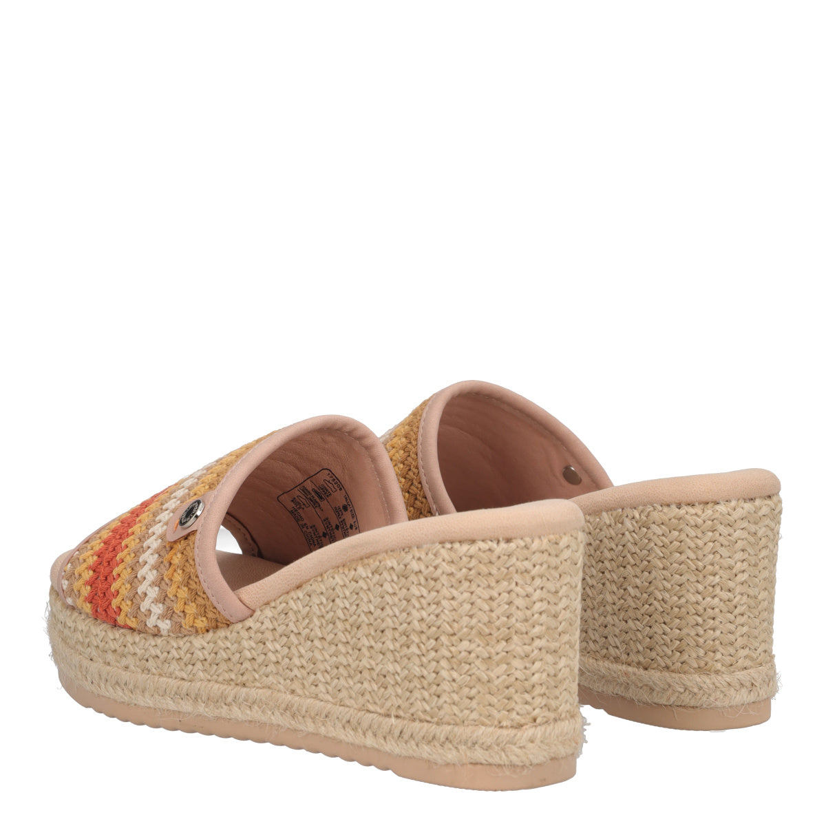 Ciabatte con Zeppa Donna Beige