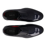 Stringate Uomo Blu in Vernice