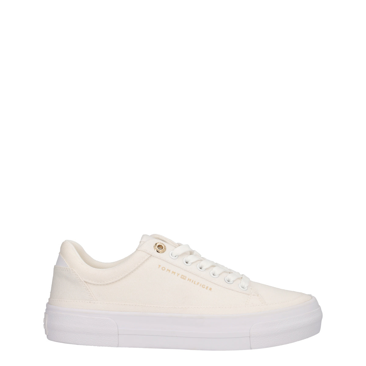 TH FOXING PLATFORM CANVAS Sneakers Donna Bianche