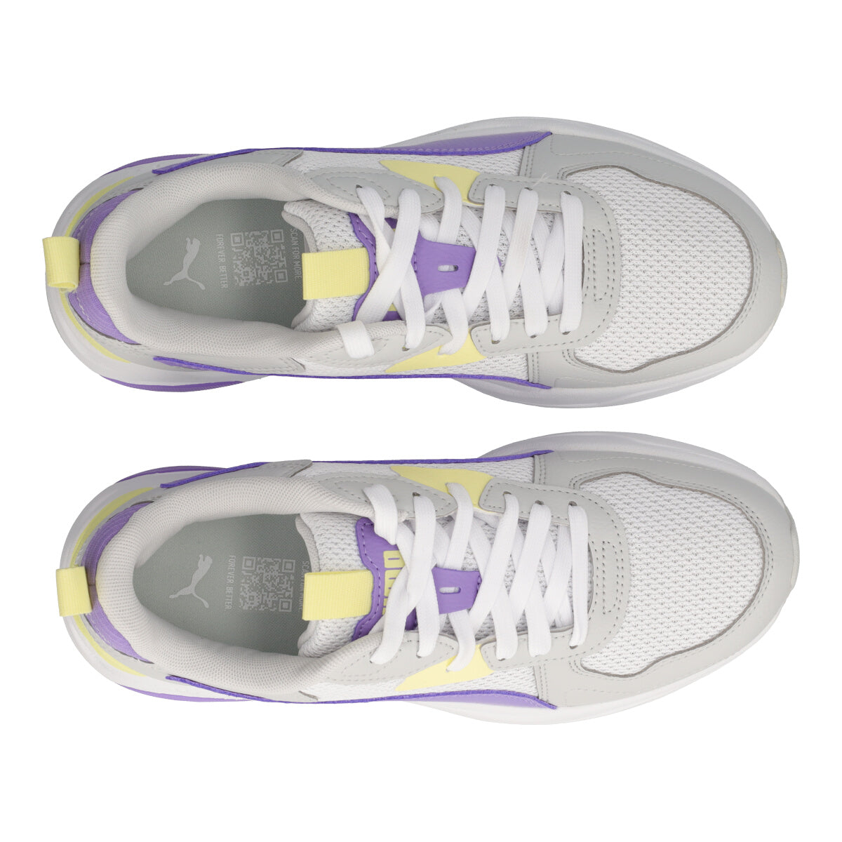 TRINITY LITE JR Sneakers Donna Grigie, Viola e Bianche