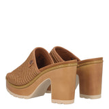 Ciabatte con Tacco Donna Camel