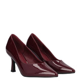 Décolleté Donna Vernice Bordeaux - Tacco 7 cm