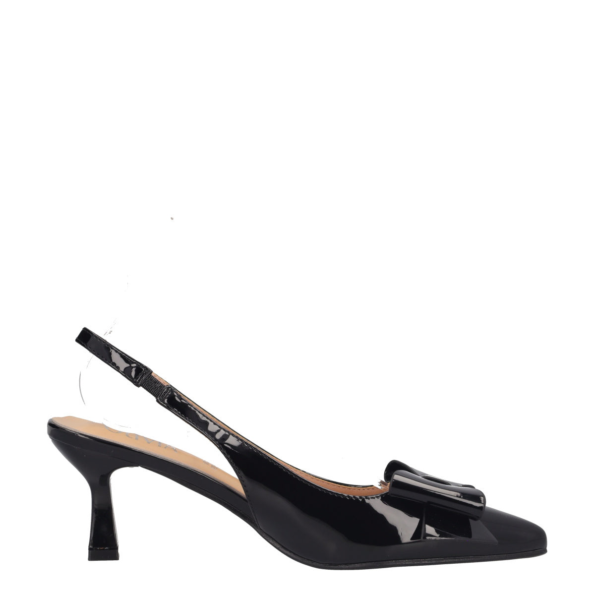 Slingback Donna Vernice Nere