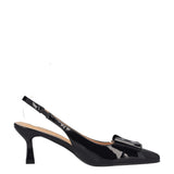 Slingback Donna Vernice Nere