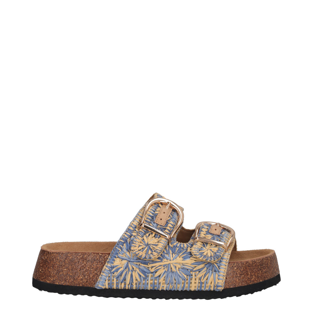Ciabatte Donna Blu e Beige