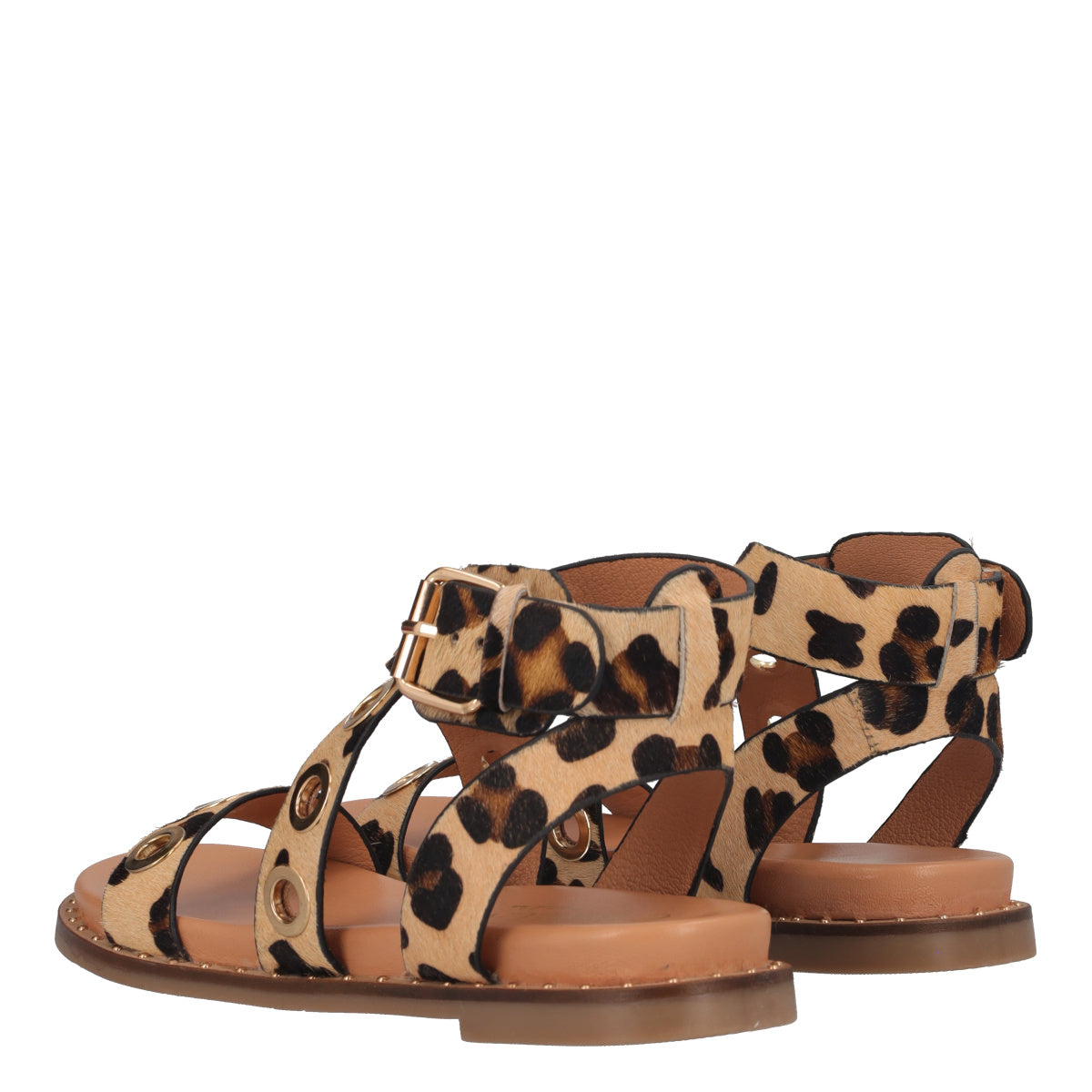 Sandali Donna Leopard