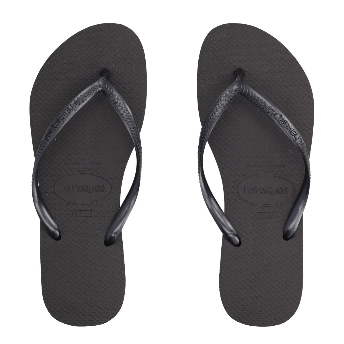Havaianas Infradito Strisce Larghe - Nero - Taglia Unisex 39-40 EU (US 9/10 W - 8 M)