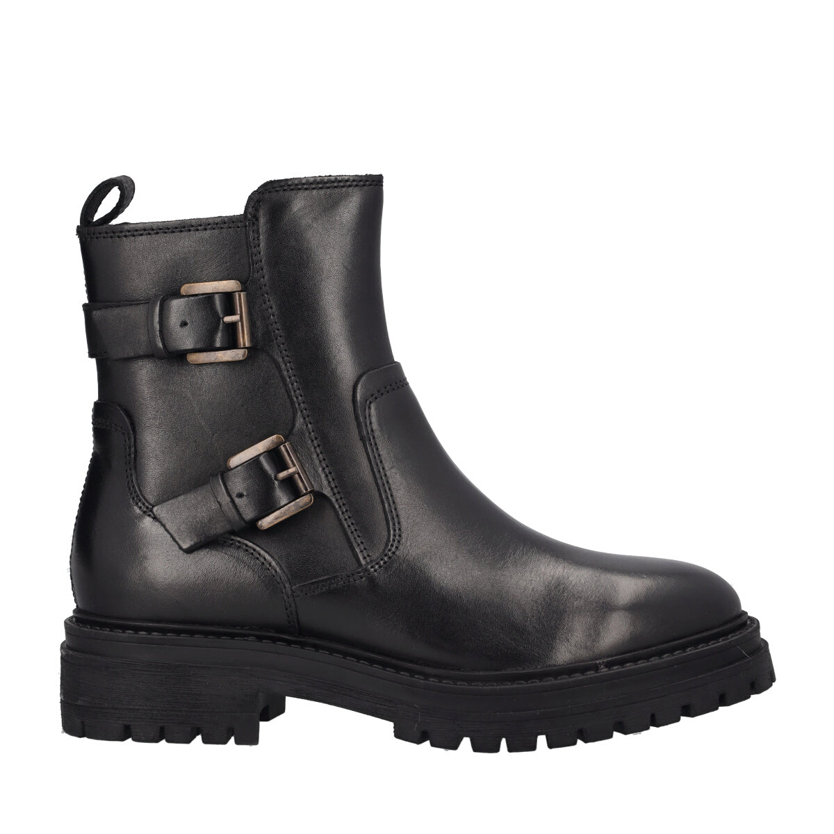 IRIDEA Stivaletti Donna Neri In Pelle