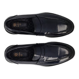 Mocassino Uomo Blu in Vernice
