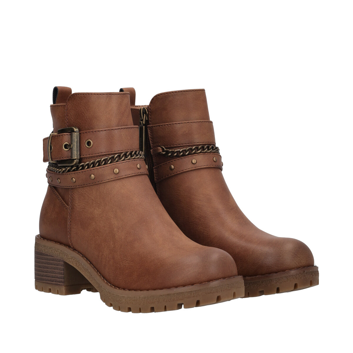 Stivaletti Donna Camel