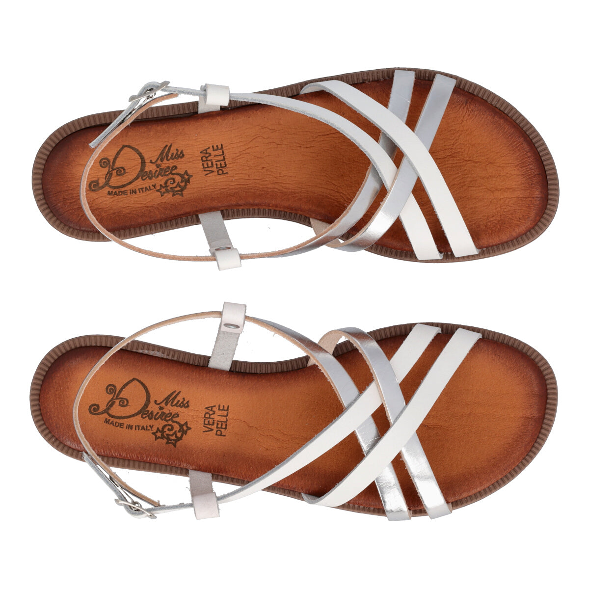 Sandali Donna Bianchi e Argento