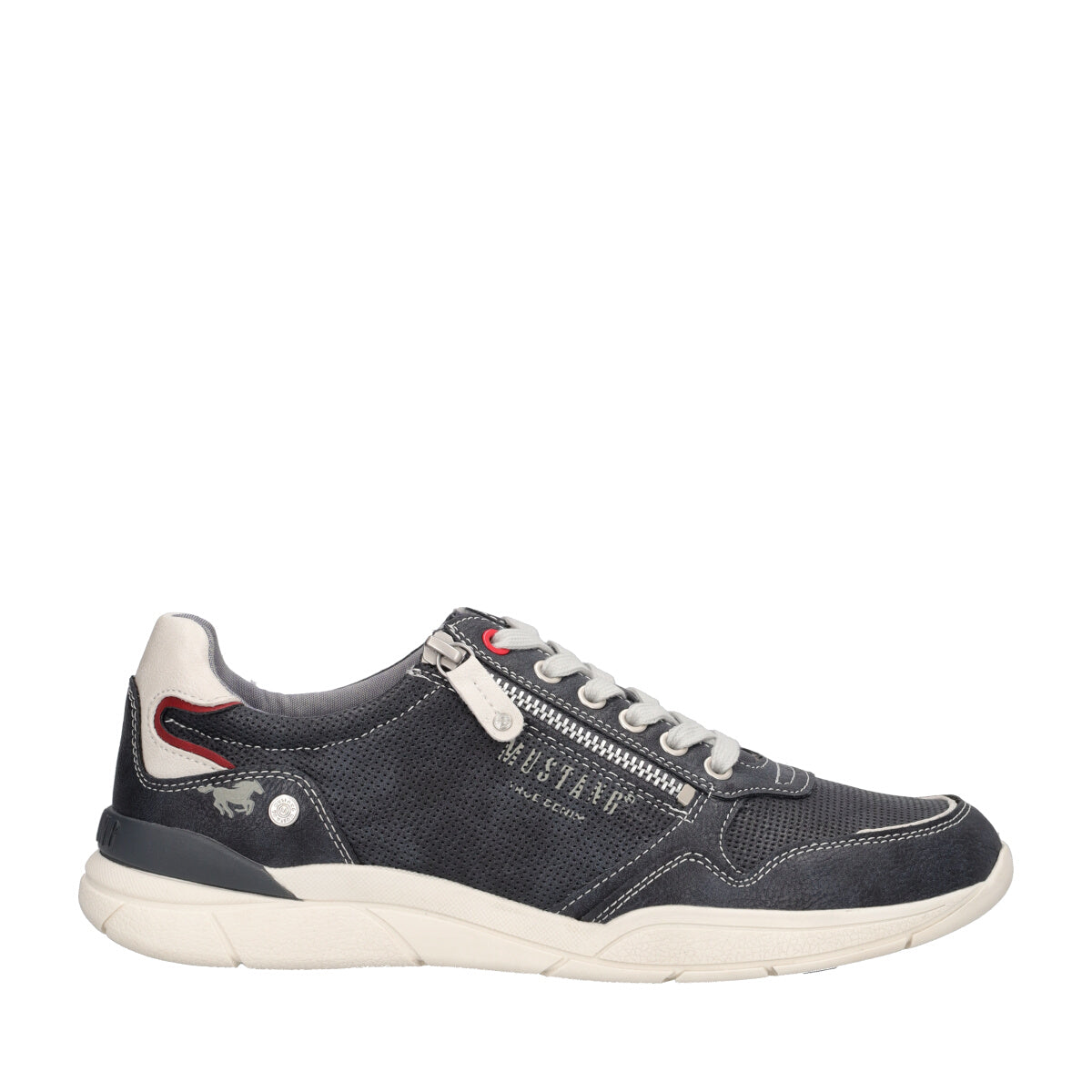 Sneakers con Zip Uomo Navy