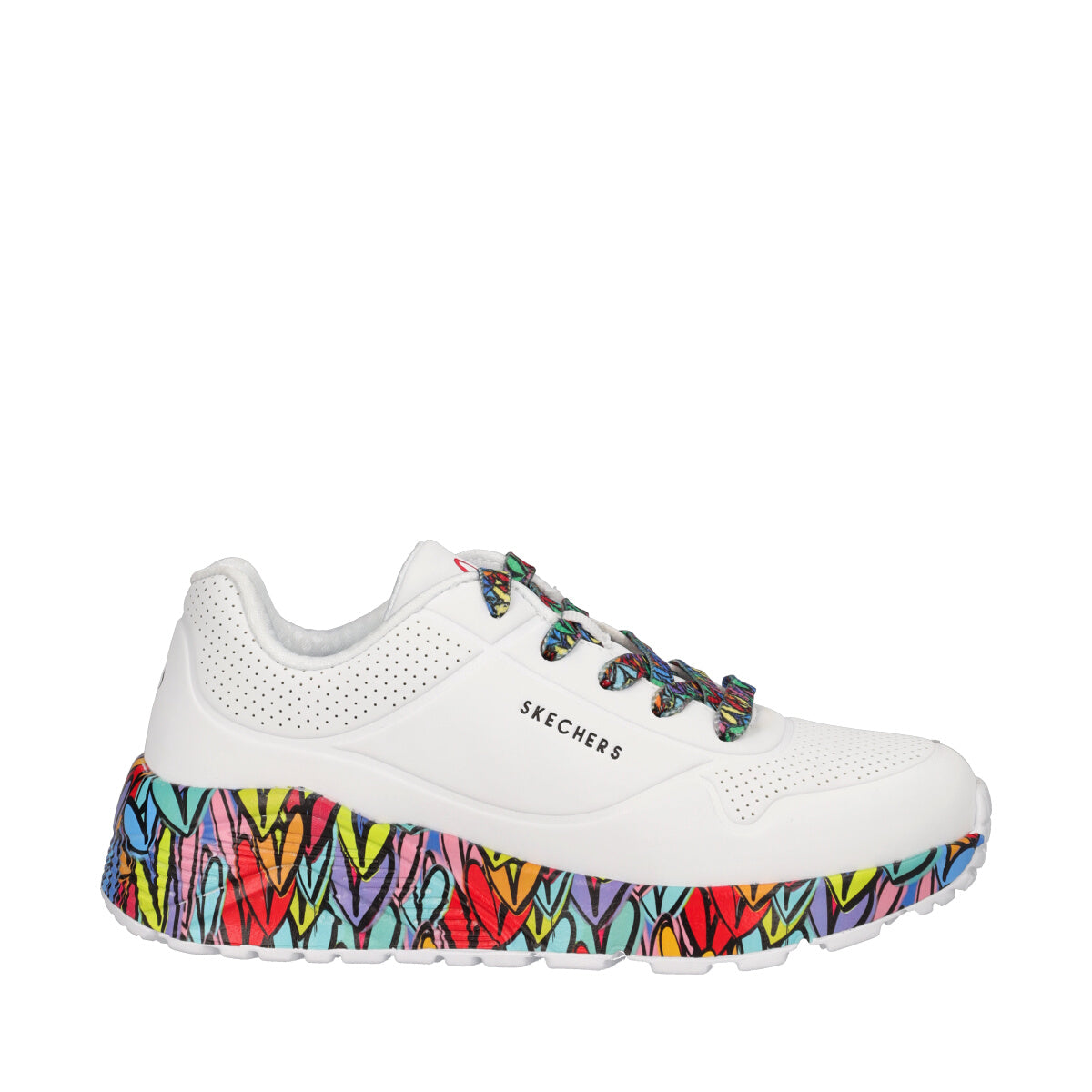 UNO LITE Sneakers Bambina Bianche