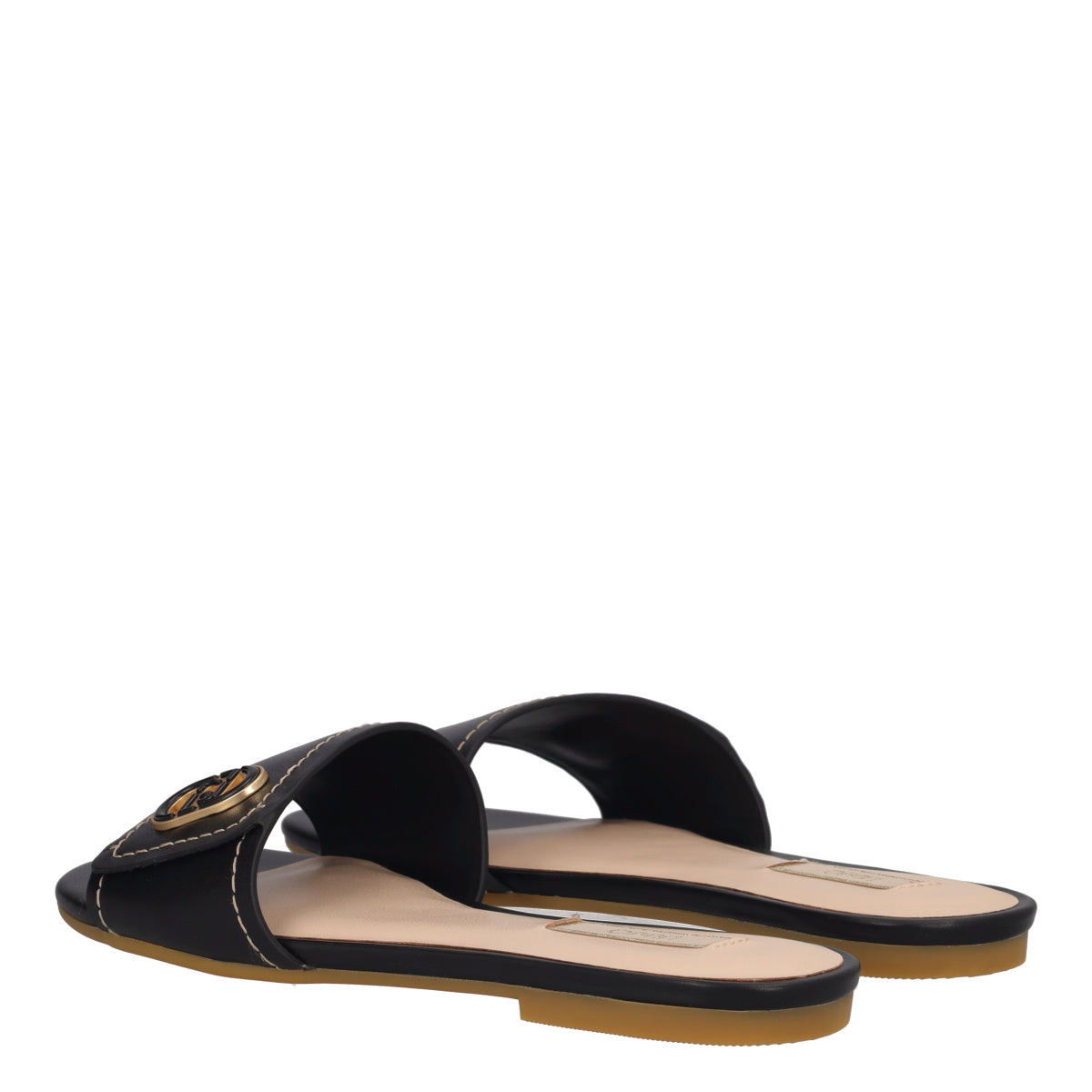 SANDY 03 Ciabatte Donna Nere