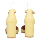 Sandali con tacco Donna Gialli