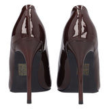 Décolleté Donna Marroni in vernice