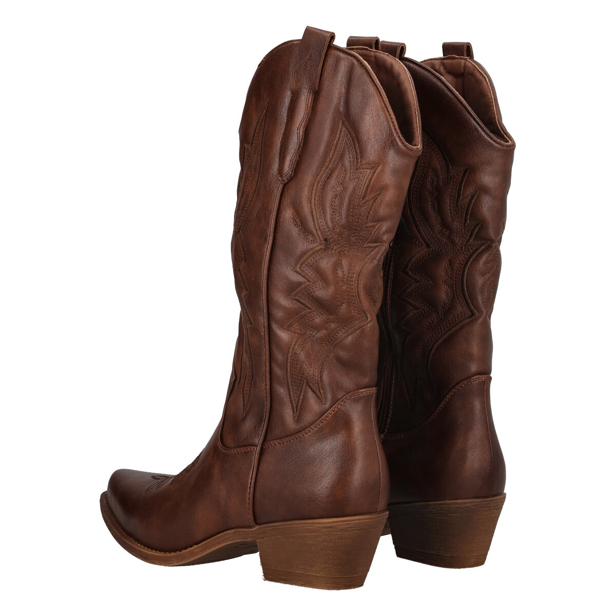 Stivale Donna Marrone Texano