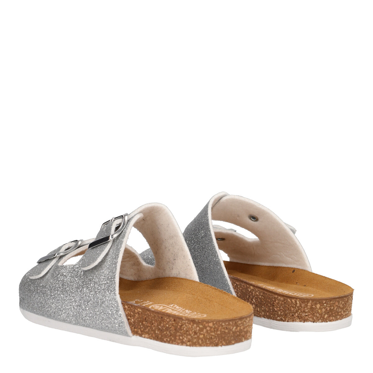 Ciabatte Bambina Argento Glitter