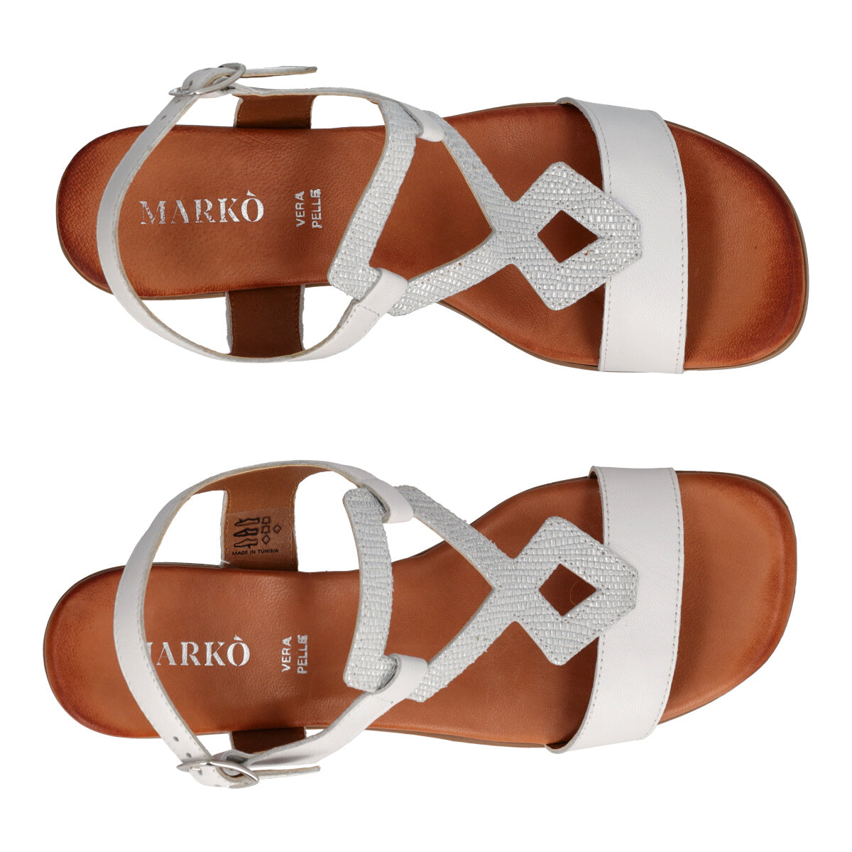 Sandali Donna Bianchi e Argento