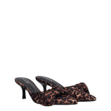 Ciabatte con Tacco Donna Leopardate - Tacco 6 cm