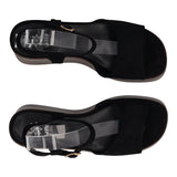 Sandalo con Zeppa Donna Nero