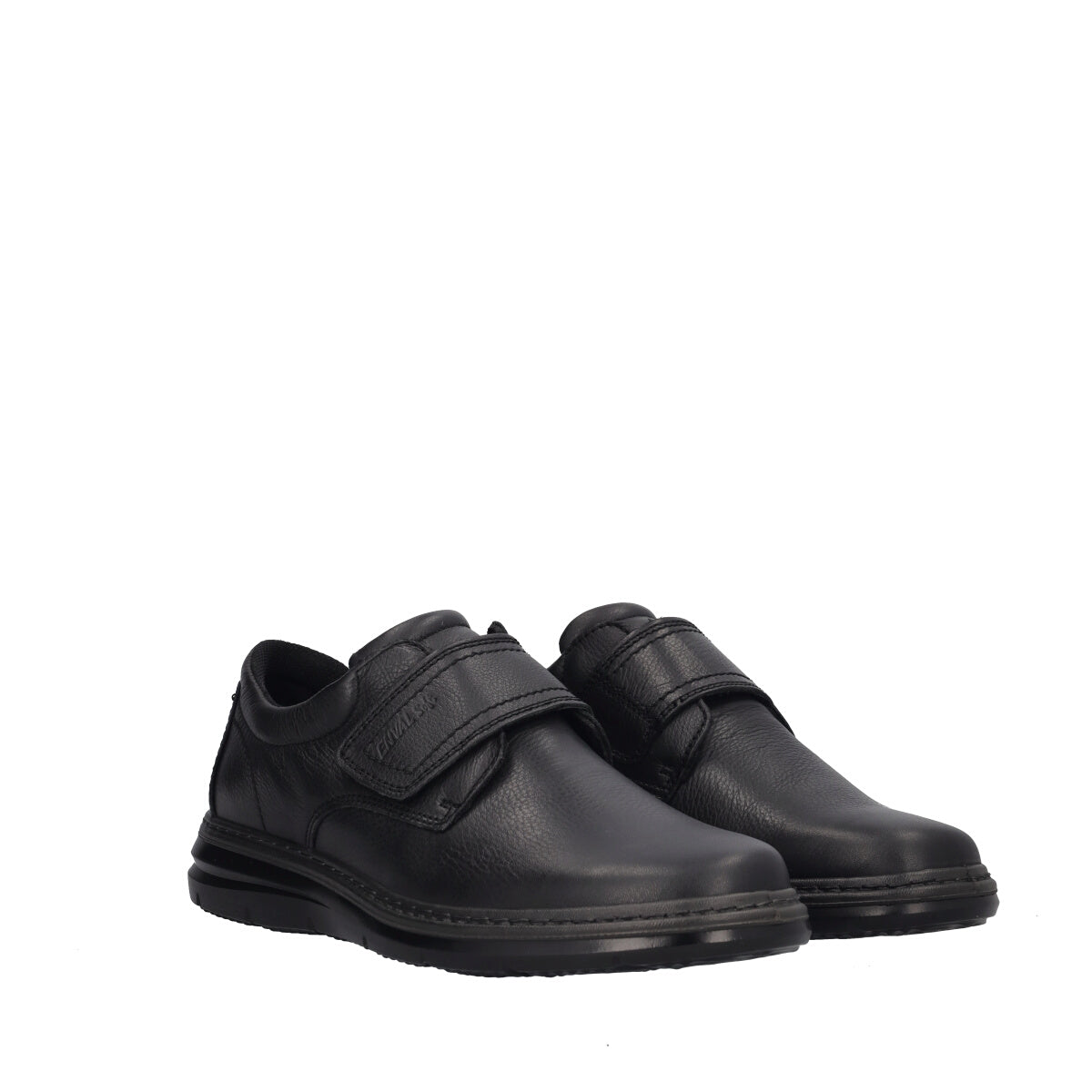 BELFAST Calzature Comfort Uomo Nere in Pelle