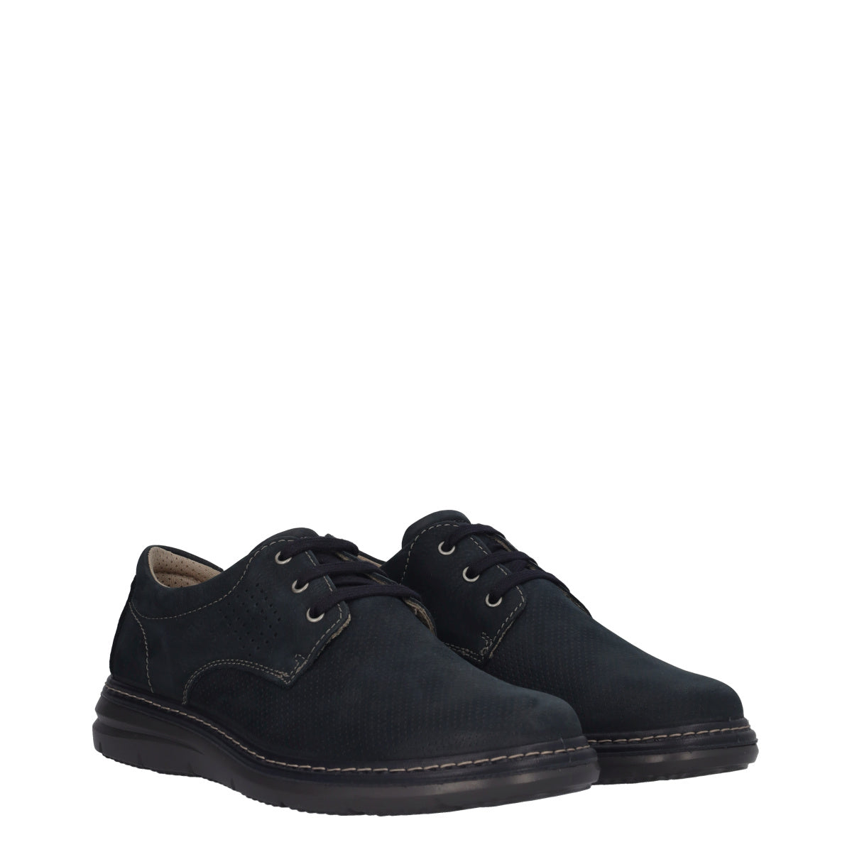 Stringate Comfort Uomo Blu