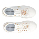 Sneakers Donna Bianche con Platform e Charms