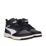 REBOUND V6 MID AC PS Sneakers Junior Grigie, Nere e Bianche