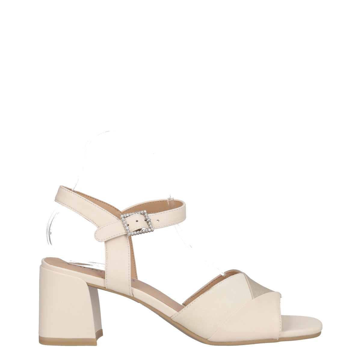 Sandali Con Tacco Donna Vaniglia
