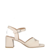 Sandali Con Tacco Donna Vaniglia