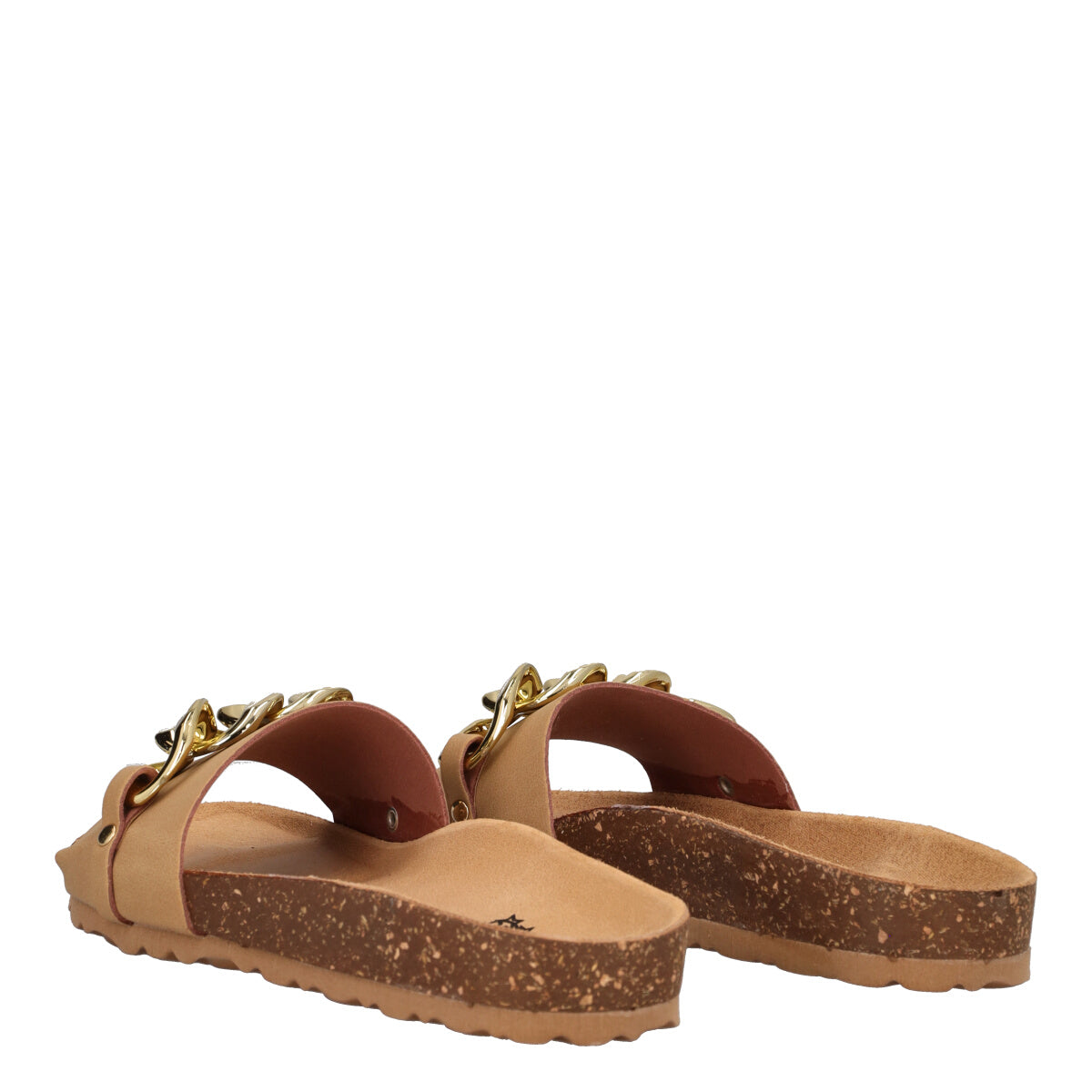 Ciabatte Donna Beige e Oro