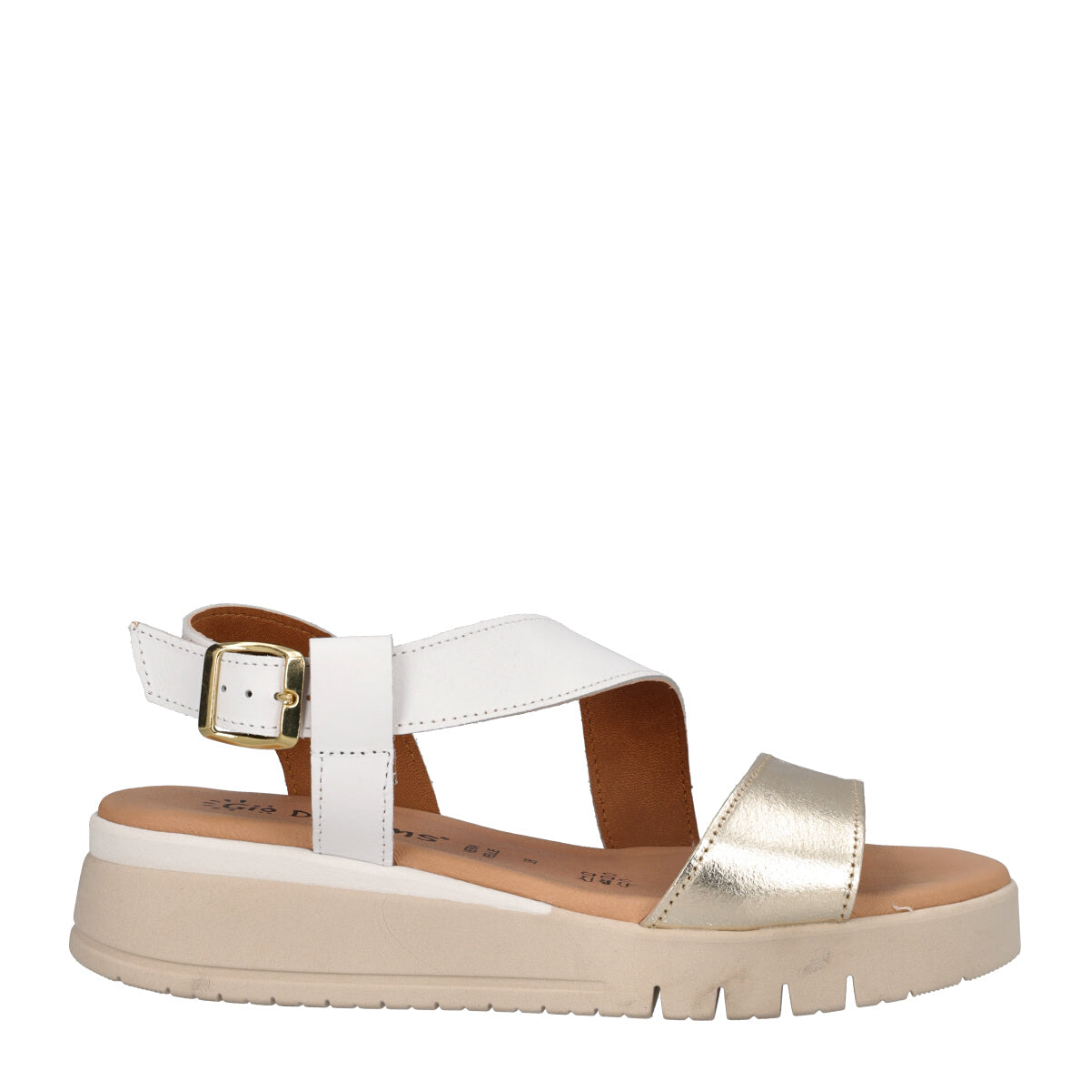 Sandali Donna Bianchi e Oro